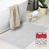Dutch House Badmat Formia - Badmat 60x60cm - Grijs - Antislip - Sneldrogend