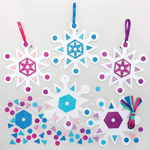 Baker Ross FE879 Sneeuwvlokdecoratie - Set van 8
