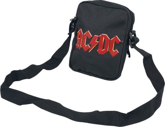 AC/DC Rocksax - AC/DC Logo Unisex Schoudertas - zwart/rood