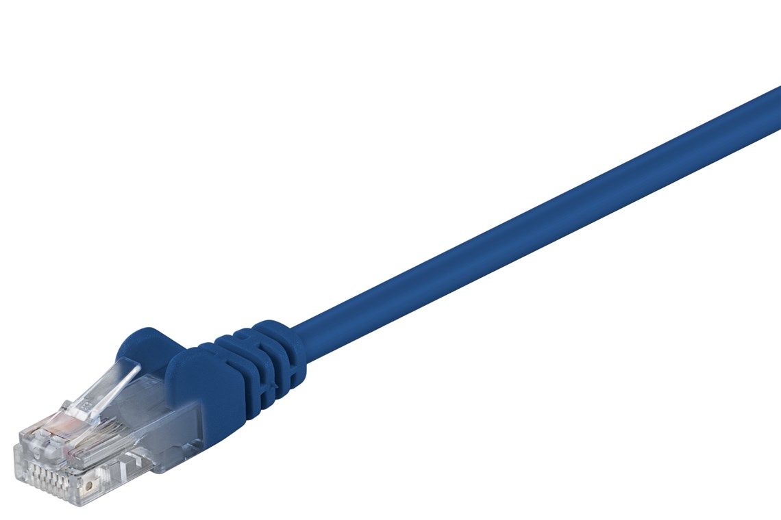 Goobay Cat5e U/UTP Netwerkkabel - 1m - Blauw