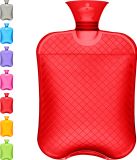 Qomfor Warmwaterkruik zonder Hoes - 1,8 L - Rood