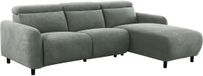 Notio Living Skaane canapé 3 places relax droite électrique gris