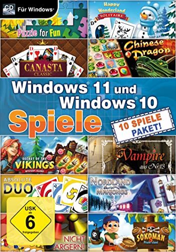 PLAION GmbH Windows 11 & Windows 10 Spiele (PC). Für Windows 7/8/10/11