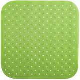MSV Premium douchemat, antibacterieel, antislip, met zuignappen, groen, rozengeur, ca. 54 x 54 cm, wasbaar op 60 graden