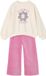 Vertbaudet Set meisje sweater en broek ecru