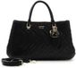 GUESS Sally Triple Compartment Satchel Black