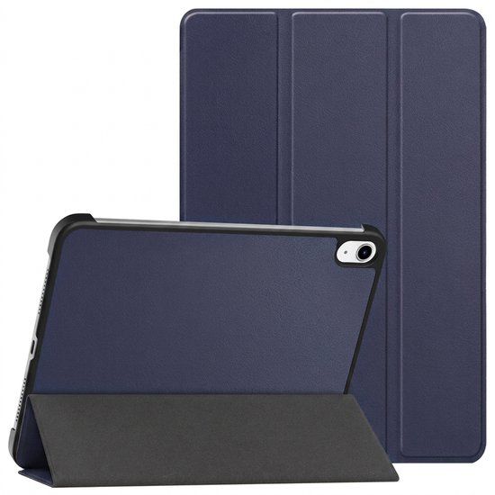 imoshion Tablet Hoes - Geschikt voor Apple iPad 11 2025 A16 / iPad 10e generatie (2022) 10.9 inch - Trifold Bookcase - Donkerblauw