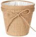 Grondlegger Plantenbak, Bruin, Jute, Plastic, Rond, 12 cm diameter, 24 Stuks