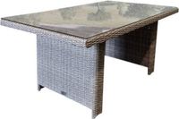AVH-Collectie Ibiza lounge-dining tafel 140x80xH70 cm grijs