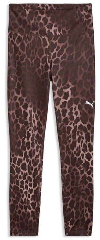 PUMA W TAD Essential Spotted Haze Tight - HW 7/8 Dames Sportlegging - Chocolate Brown