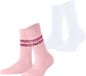 Esprit Memphis Rib 2-Pack gedessineerd katoen multipack sokken dames veelkleurig - maat 35-38