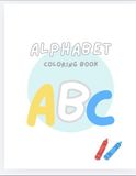 Alphabet coloring book