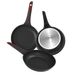 Cecotec Gourmet+ pannenset, 20, 24 en 28 cm, anti-aanbaklaag, collectie | ILAG Ultimate Protect Pro, drielaagse antiaanbaklaag, 5,5 mm bodem, compatibel met alle keukens
