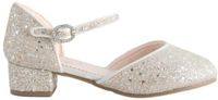 Next - Meisjes - Feestelijke schoenen met laag hakje en bandje - Ivory Glitter