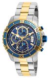 Invicta Pro Diver SCUBA 22415 Herenhorloge Analoog Quartz Zilverkleurig Staal 45mm