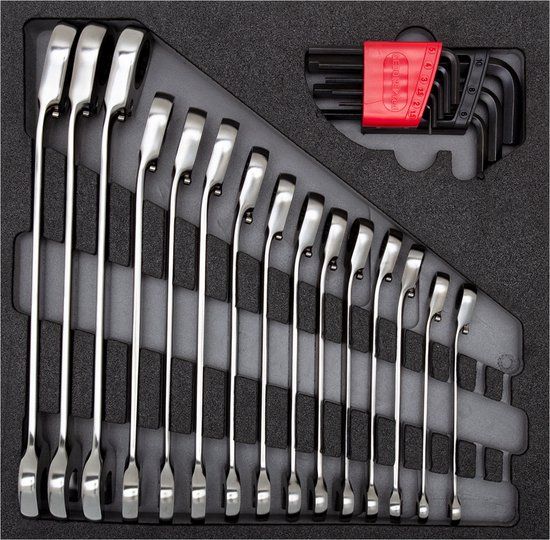 Gedore RED 3301700 R22250001 Ringratelsteeksleutelset