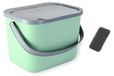 Merkloos Compostable kitchen waste bin, 6 liters, with lid