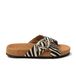 Lazamani Kaja Dames Slippers Wit