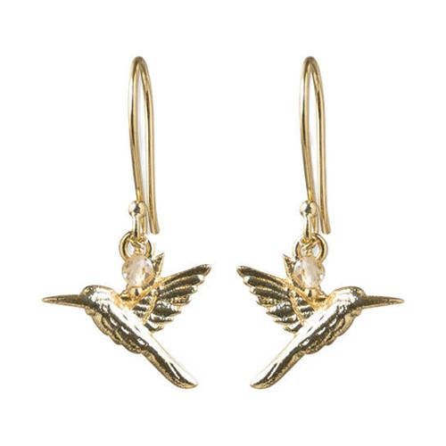 A Beautiful Story Freedom Hummingbird Citrine oorbellen