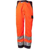 Planam Werkbroek Waarschuwingsbescherming Oranje/Marine Maat 58