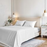 Italian Bed Linen Elegant, wit, tweepersoonsbed