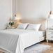 Italian Bed Linen Elegant, wit, tweepersoonsbed