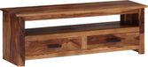 vidaXL Tv-meubel 118x30x40 cm massief hout