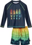 Playshoes kinderzwemset met UV-bescherming Surf 1/1 arm Marine