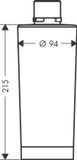 Hansgrohe Aqittura M91 - Filter Ionen-wisselaar en actieve kool 76815000