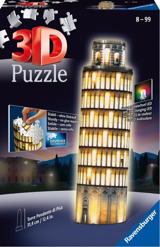 Ravensburger Toren van Pisa - Night Edition