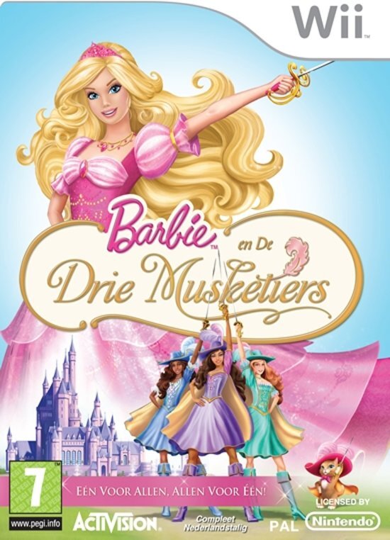 Activision Barbie 3 Musketeers Nintendo Wii