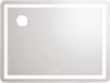 Happiq Grote Make-up Spiegel Tavien - Wit - 80 x 60 cm