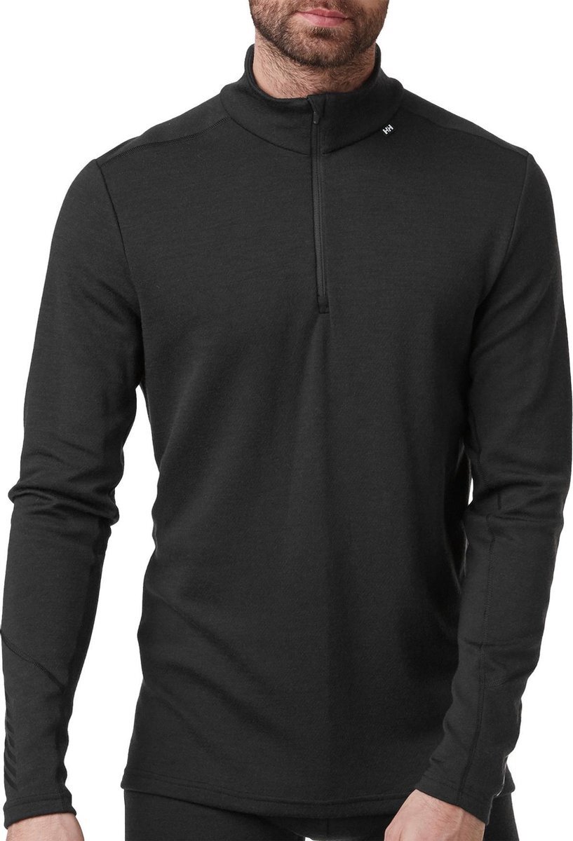 Helly Hansen Lifa Merino Midweight 1/2 Zip Men, black