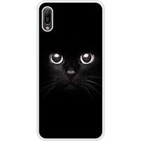 Y6 2019 Cat Eyes Beschermende siliconen case