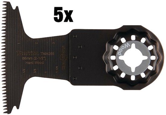 Makita 5x Invalzaagblad 65 BIM TMA055 - B-64892-5
