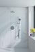 Fortifura Calvi inbouw regendoucheset – Ø25 cm hoofddouche – 35 cm gebogen wandarm – 1-stands ronde handdouche – gladde knoppen – chroom