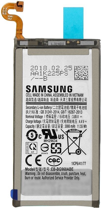 Samsung Galaxy S9 Batterij Origineel EB-BG960ABE 3000mAh