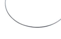 Zinzi 43cm zilveren omega collier 1,5mm breed ZIOM15-43