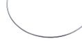 Zinzi 43cm zilveren omega collier 1,5mm breed ZIOM15-43