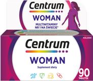 CENTRUM WOMAN VITAMINS AND MINERALS POUR FEMMES COMPLÉMENT ALIMENTAIRE 90 COMPRIMÉS