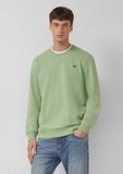s.Oliver Sweatshirt met ronde hals, lange mouw, effen, 3XL, groen