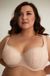 MILENKA - kanten balconette BH - beige - maat 85G