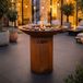ASH - Element - Cortenstaal - Plancha barbecue et foyer - Design élégant - Cuisine extérieure - Plancha BBQ - Rouille