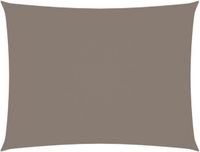 vidaXL Zonnescherm rechthoekig 2x3 m oxford stof taupe