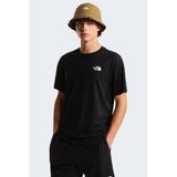 The North Face T-shirt Mountain Sketch zwart