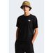 The North Face T-shirt Mountain Sketch zwart