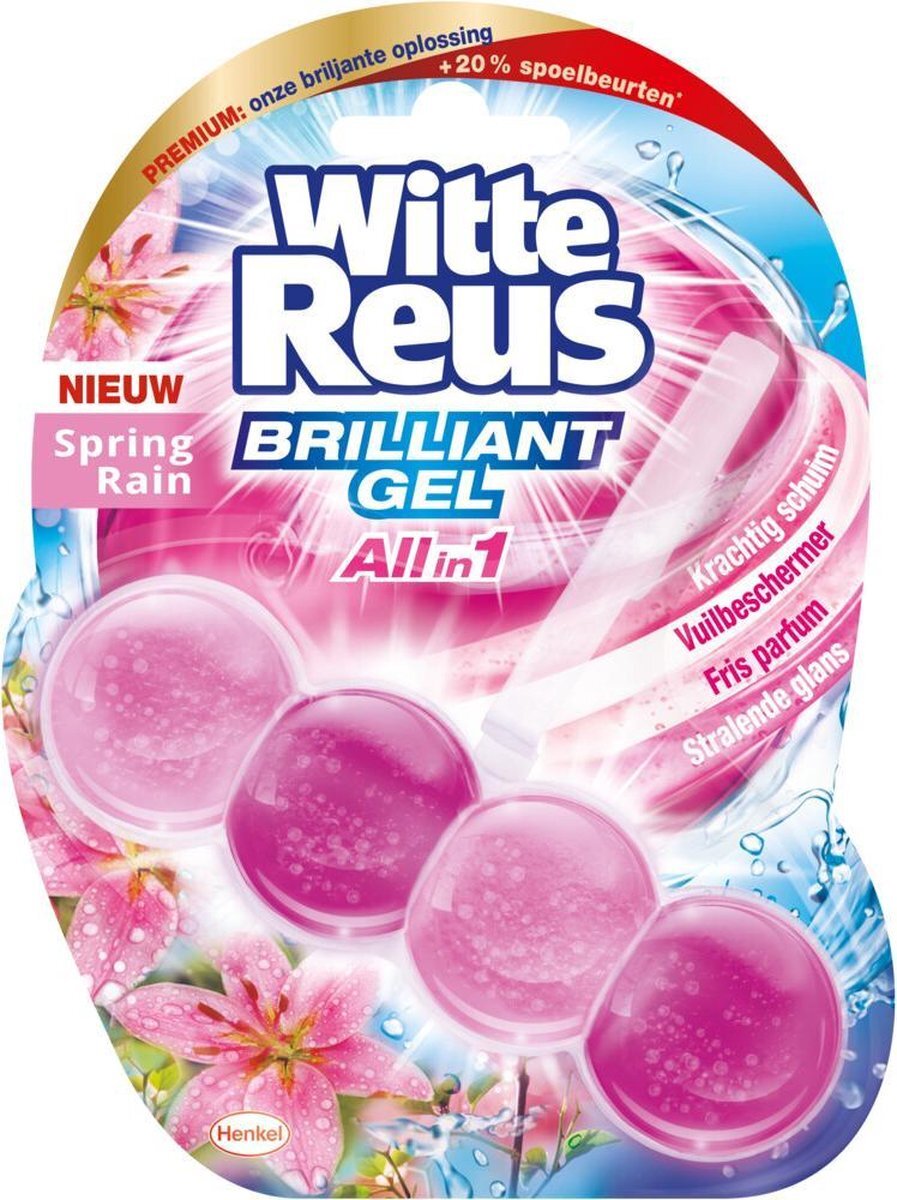 Witte-Reus Toiletblok Brilliant Gel Spring Rain