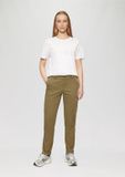Q/S designed by Pantalon Femme Coton Élasthanne Coupe droite 38