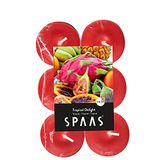 Spaas 12 Theelichten Geur, ± 4,5 uur - Tropical Delight