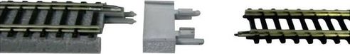 Rokuhan Z Rokuhan rails (met ballastbed) 7297414 Railsverbinders 2 stuk(s)
